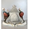 GRUPPO SCULTOREO PORCELLANA CAPODIMONTE Tosca "Dolci Ricordi" H26 cm