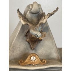 GRUPPO SCULTOREO PORCELLANA CAPODIMONTE Tosca "Dolci Ricordi" H26 cm