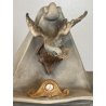 GRUPPO SCULTOREO PORCELLANA CAPODIMONTE Tosca "Dolci Ricordi" H26 cm
