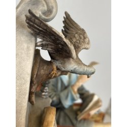 GRUPPO SCULTOREO PORCELLANA CAPODIMONTE Tosca "Dolci Ricordi" H26 cm