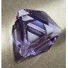 POSACENERE SVUOTATASCHE CRISTALLO ALESSANDRITE Vaclav Hanus PURPLE ASHTRAY '50