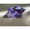 POSACENERE SVUOTATASCHE CRISTALLO ALESSANDRITE Vaclav Hanus PURPLE ASHTRAY '50