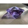 POSACENERE SVUOTATASCHE CRISTALLO ALESSANDRITE Vaclav Hanus PURPLE ASHTRAY '50