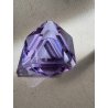POSACENERE SVUOTATASCHE CRISTALLO ALESSANDRITE Vaclav Hanus PURPLE ASHTRAY '50