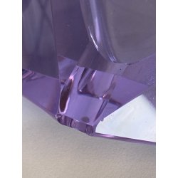 POSACENERE SVUOTATASCHE CRISTALLO ALESSANDRITE Vaclav Hanus PURPLE ASHTRAY '50