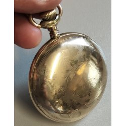 ANTICO OROLOGIO TASCA DORATO epoca 800 Numa Fréchelin 18s DONALDO WATCH Swiss F.