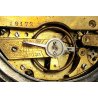 ANTICO OROLOGIO TASCA ARGENTATO epoca 800 DECORO LIBERTY Movimento tipo Roskopf
