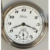 OROLOGIO TASCA FULL HUNTER Perseo Ferrovie ANNI 70 catena Railroad POCKET WATCH