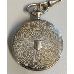 OROLOGIO TASCA FULL HUNTER Perseo Ferrovie ANNI 70 catena Railroad POCKET WATCH