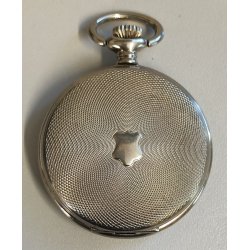 OROLOGIO TASCA FULL HUNTER Perseo Ferrovie ANNI 70 catena Railroad POCKET WATCH