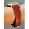 OROLOGIO POLSO DORATO Avia INCABLOC anni 60 cal. P320 PESEUX Vintage Wrist Watch