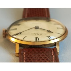 OROLOGIO POLSO DORATO Avia INCABLOC anni 60 cal. P320 PESEUX Vintage Wrist Watch