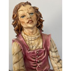 GRANDE GRUPPO SCULTOREO Boccaccio Decameron PORCELLANA CAPODIMONTE Michele H38cm