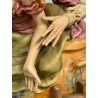 GRANDE GRUPPO SCULTOREO Boccaccio Decameron PORCELLANA CAPODIMONTE Michele H38cm