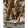 GRANDE GRUPPO SCULTOREO Boccaccio Decameron PORCELLANA CAPODIMONTE Michele H38cm