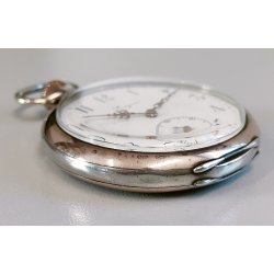 ANTICO OROLOGIO TASCA Longines EFCo ARGENTO 800 cal. 19.75N anni 30 POCKET WATCH