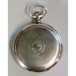 ANTICO OROLOGIO TASCA Longines EFCo ARGENTO 800 cal. 19.75N anni 30 POCKET WATCH