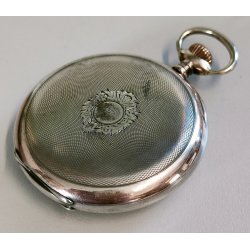 ANTICO OROLOGIO TASCA Longines EFCo ARGENTO 800 cal. 19.75N anni 30 POCKET WATCH