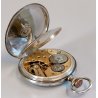 ANTICO OROLOGIO TASCA Longines EFCo ARGENTO 800 cal. 19.75N anni 30 POCKET WATCH