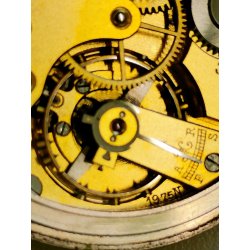 ANTICO OROLOGIO TASCA Longines EFCo ARGENTO 800 cal. 19.75N anni 30 POCKET WATCH