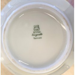 SERVIZIO Tè 12 Taz. PORCELLANA PMR Bavaria Jaeger & Co TEIERA ZUCCHERIERA BRICCO