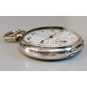 ANTICO OROLOGIO TASCA Omega Worldtime ARGENTO 800 cal 40.6L anni 30 POCKET WATCH