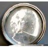 ANTICO OROLOGIO TASCA Omega Worldtime ARGENTO 800 cal 40.6L anni 30 POCKET WATCH