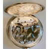 ANTICO OROLOGIO TASCA Omega Worldtime ARGENTO 800 cal 40.6L anni 30 POCKET WATCH