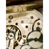 ANTICO OROLOGIO TASCA Omega Worldtime ARGENTO 800 cal 40.6L anni 30 POCKET WATCH