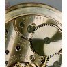 ANTICO OROLOGIO TASCA Omega Worldtime ARGENTO 800 cal 40.6L anni 30 POCKET WATCH