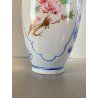 VASO SOLIFLORE PORCELLANA CINESE GUSCIO D'UOVO MOTIVO FIORI UCCELLI H 24,5cm '50