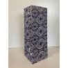 VASO SOLIFLORE PORCELLANA CINESE GUSCIO D'UOVO MOTIVO FIORI UCCELLI H 24,5cm '50