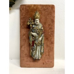 RARA CERAMICA BASSORILIEVO PROF. Eugenio Pattarino San Pietro WALL PLAQUE H36cm