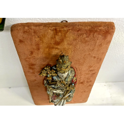 RARA CERAMICA BASSORILIEVO PROF. Eugenio Pattarino San Pietro WALL PLAQUE H36cm