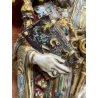 RARA CERAMICA BASSORILIEVO PROF. Eugenio Pattarino San Pietro WALL PLAQUE H36cm