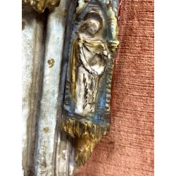 RARA CERAMICA BASSORILIEVO PROF. Eugenio Pattarino San Pietro WALL PLAQUE H36cm