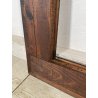 ANTICA CORNICE GUILLOCHE EPOCA 800 LEGNO SCOLPITO EBANIZZATO RADICA NOCE 72X62CM