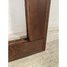 ANTICA CORNICE GUILLOCHE EPOCA 800 LEGNO SCOLPITO EBANIZZATO RADICA NOCE 72X62CM