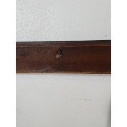 ANTICA CORNICE GUILLOCHE EPOCA 800 LEGNO SCOLPITO EBANIZZATO RADICA NOCE 72X62CM