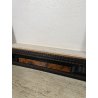 ANTICA CORNICE GUILLOCHE EPOCA 800 LEGNO EBANIZZATO SCOLPITO RADICA NOCE 72X62CM