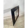 ANTICA CORNICE GUILLOCHE EPOCA 800 LEGNO EBANIZZATO SCOLPITO RADICA NOCE 72X62CM