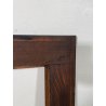 ANTICA CORNICE GUILLOCHE EPOCA 800 LEGNO EBANIZZATO SCOLPITO RADICA NOCE 72X62CM