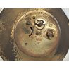 ANTICO OROLOGIO TAVOLO Déco ITALORA anni 50 OTTONE DORATO LUCITE Sveglia CLOCK