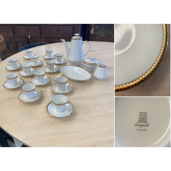 SET Caffè 12 Cup PORCELLANA PMR Bavaria Jaeger&Co CAFFETTIERA ZUCCHERIERA BRICCO