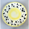 PIATTO DECORATIVO CERAMICA Alfa Ceramica SESTO FIORENTINO DECORO GRAFICO ø 32 cm