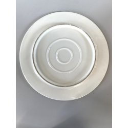 PIATTO DECORATIVO CERAMICA Alfa Ceramica SESTO FIORENTINO DECORO GRAFICO ø 32 cm