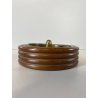 PORTACENERE da PIPA LEGNO OTTONE DESIGN MID CENTURY ART DECò ø 13cm DUK IT