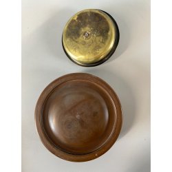 PORTACENERE da PIPA LEGNO OTTONE DESIGN MID CENTURY ART DECò ø 13cm DUK IT