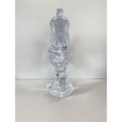 GRANDE SCULTURA CRISTALLO Sevres FRANCE CRYSTAL HORSE HEAD SCULPTURE  H28cm