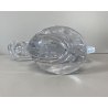 GRANDE SCULTURA CRISTALLO Sevres FRANCE CRYSTAL HORSE HEAD SCULPTURE  H28cm